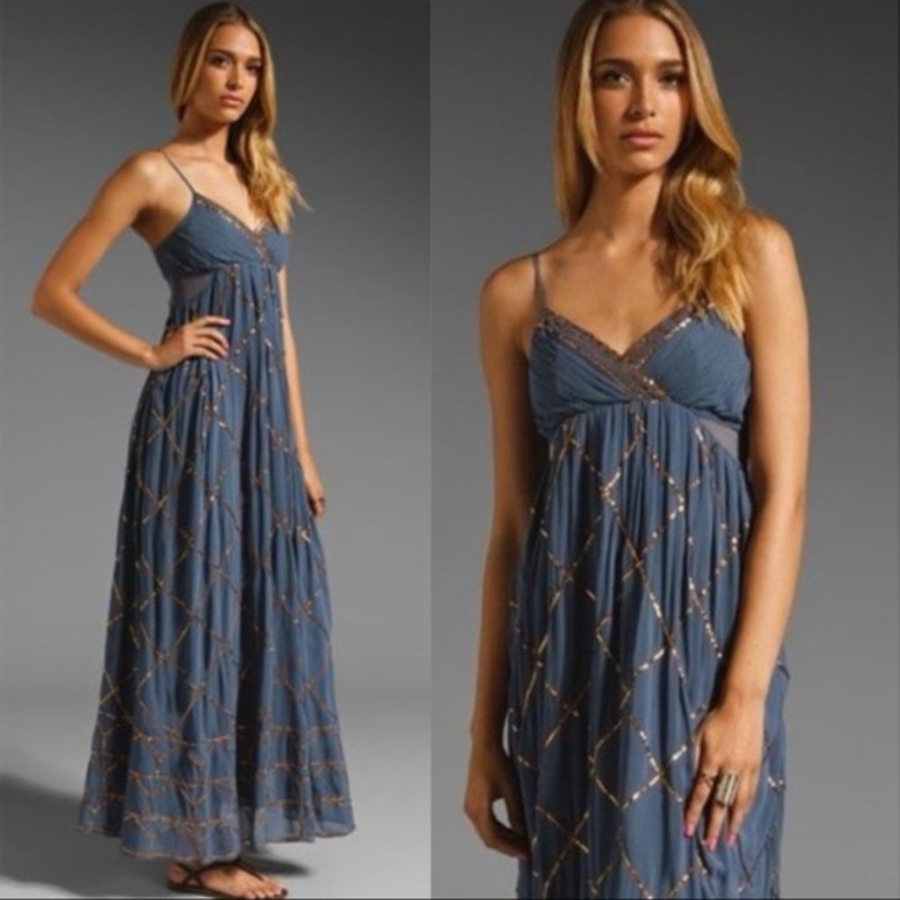 Free People Smoke and Mirrors Maxi Dress